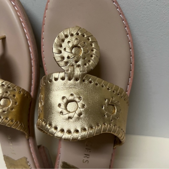 Jack Rogers Gold Medallion Sandals - Picture 4 of 6